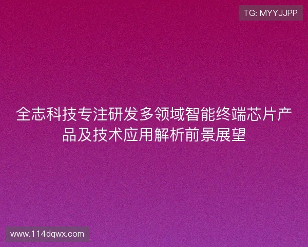 全志科技专注研发多领域智能终端芯片产品及技术应用解析前景展望